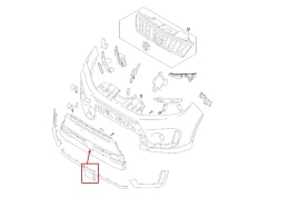 Listwa zderzaka Suzuki Vitara II III LIFT 18r.- nakładka zaślepka atrapy na radar chromowana orygin listewka 71790-86r10-c48