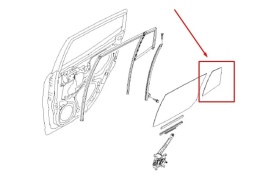 Szyba boczna Kia Picanto I 03-11r. NOWA prawa tylna szyba z drzwi oryginalna prawy tył 8342707010