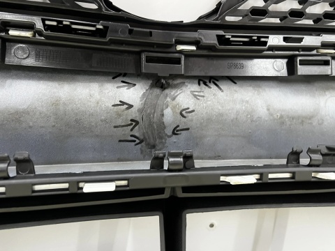 Zderzak przedni Mercedes W213 AMG 20-23r. Lift przód 6XPDC A2138857404