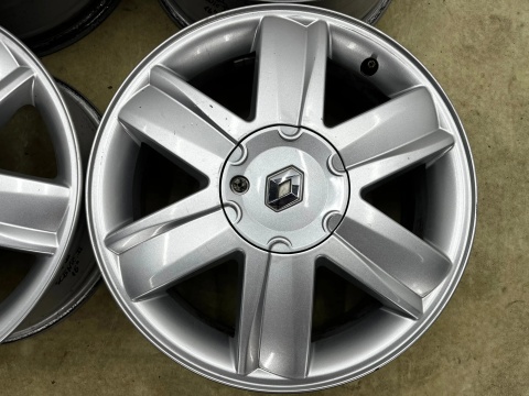 Felgi aluminiowe Renault Scenic 2 II Megane 2 II 02-09r. 6,5jx16 ET49 4x100 felgi r16 cali KOMPLET 8200310797
