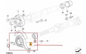 Podpora wału napędowego BMW E46 E39 Z4 E85 E86 95-03r. z łożyskiem oryginalny centralny mocowanie poduszka łapa wspornik 7501257