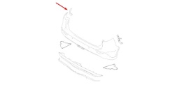Ślizg Suzuki Vitara 2 II 15r.- lewe tylne mocowanie zderzaka lewy tył 71832-54p00-000