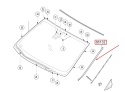 Listwa Hyundai i40 11-19r. NOWA prawa nakładka zgarniająca szyby przedniej czołowej zaślepka 861323z000