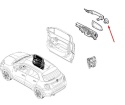 Nakładka klamki Fiat 500X 14-24r. lewa prawa przednia przednia zewnętrzna 735627135