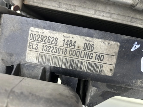 Hłodnica wody Opel Insignia A 08-17r. 2.0 CDTi intercooler chłodnica klimatyzacji wiatrak KOMPLET 13241751 13223018