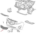 Atrapa Chevrolet Spark 3 III 10-15r. grill przednia maskownica zderzaka 95961829