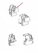 Uszczelka Land Cruiser J70 84-03r. NOWA lewa guma szyby klapy bagażnika szyby 68292-90K00