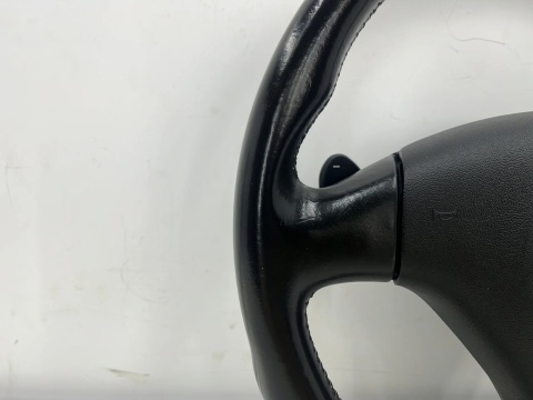 Kierownica Audi A3 8P 04-13r. skórzana trójramienna łopatki z poduszką Airbag EUROPA 8p0419091p