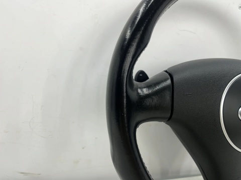 Kierownica Audi A3 8P 04-13r. skórzana trójramienna łopatki z poduszką Airbag EUROPA 8p0419091p