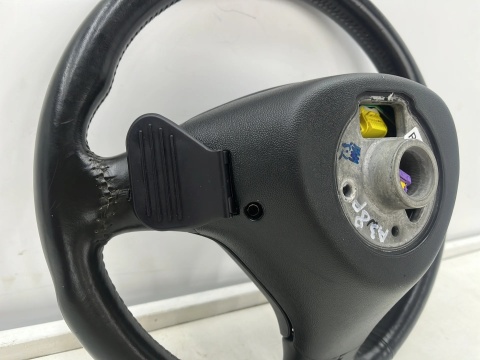 Kierownica Audi A3 8P 04-13r. skórzana trójramienna łopatki z poduszką Airbag EUROPA 8p0419091p