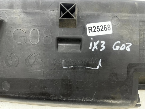 Osłona chłodnicy BMW iX3 G08 20-25r dolna i górna kierownica powietrza pasa przedniego ramka mocowanie wlot 9854745 9854744