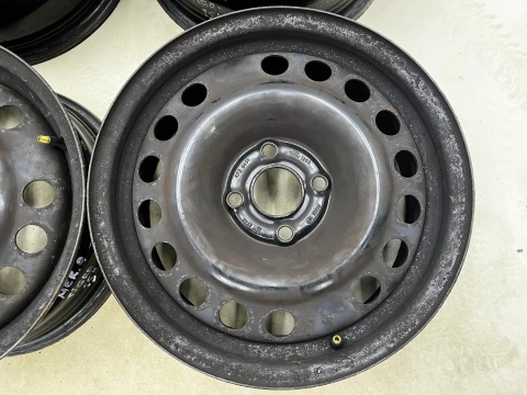 Felgi stalowe Opel Meriva A Corsa C Tigra B Combo 03-10r. r15 cali 6jx15 ET43 4x100 felgi r15 cali Komplet