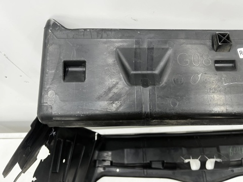 Osłona chłodnicy BMW iX3 G08 20-25r dolna i górna kierownica powietrza pasa przedniego ramka mocowanie wlot 9854745 9854744