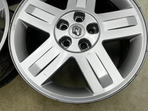 Felgi aluminiowe Renault Laguna 2 II Espace 4 IV 7jx17 ET50 5x108 felgi r17 cali z czujnikami KOMPLET 8200103222