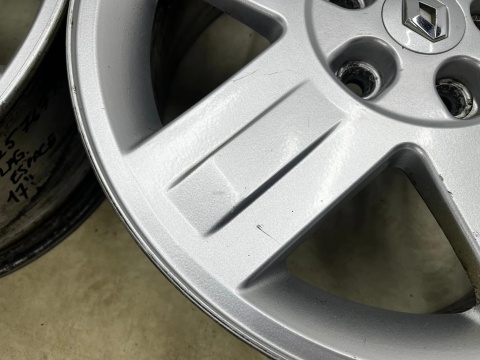 Felgi aluminiowe Renault Laguna 2 II Espace 4 IV 7jx17 ET50 5x108 felgi r17 cali z czujnikami KOMPLET 8200103222