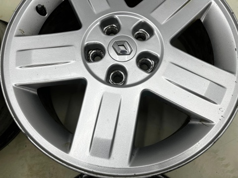 Felgi aluminiowe Renault Laguna 2 II Espace 4 IV 7jx17 ET50 5x108 felgi r17 cali z czujnikami KOMPLET 8200103222
