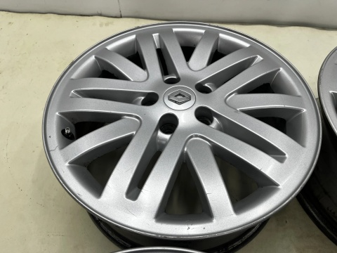 Felgi aluminiowe Renault Laguna 2 II Espace 4 IV 7jx17 ET50 5x108 felgi r17 cali z czujnikami KOMPLET 8200387857