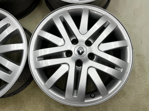 Felgi aluminiowe Renault Laguna 2 II Espace 4 IV 7jx17 ET50 5x108 felgi r17 cali z czujnikami KOMPLET 8200387857