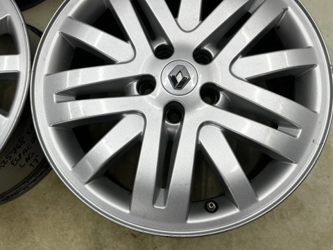 Felgi aluminiowe Renault Laguna 2 II Espace 4 IV 7jx17 ET50 5x108 felgi r17 cali z czujnikami KOMPLET 8200387857