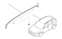 Listwa Mazda CX-5 II KF KB 17-25r. NOWA prawa nakładka dachowa zaślepka na dach kb7w-50-9h0b