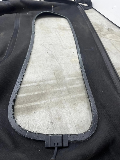 Poszycie dachu Mini One Cooper Cabrio F57 16-24r. miękki dach poszycie materiałowe ORYGINAL bez szyby Black SCHWARZ f57403011-a