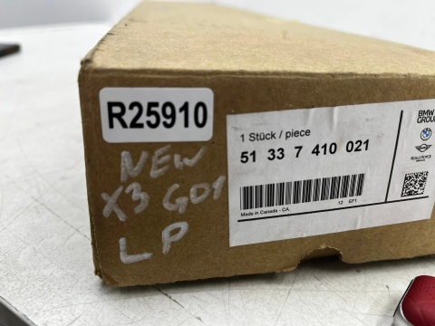 Listwa BMW X3 G01 BMW iX3 G08 17-24r. NOWA lewa przednia osłona słupka A drzwi przednich nakładka 7410021