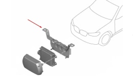 Mocowanie radaru BMW X3 G01 G08 F97 X4 G02 F98 17-25r. przedni kosz uchwyt stelaż ramka Asystenta 66316869772
