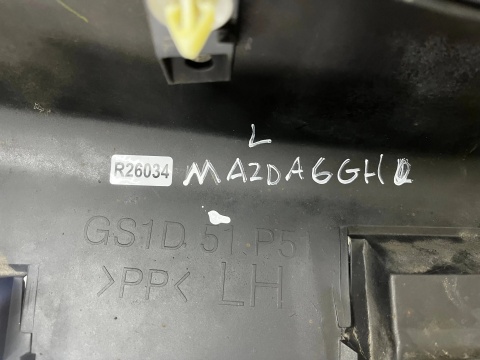 Nakładka progu Mazda 6 GH 07-12r. lewa listwa progowa zewnętrzna gs1d51p51