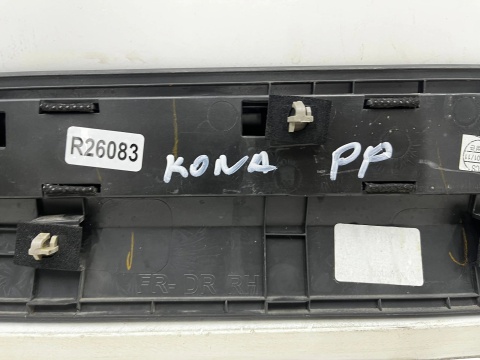 Listwa Hyundai Kona I 17-23r. prawa przednia dolna nakładka drzwi bocznych strukturalna prawy przód 87722-j9500