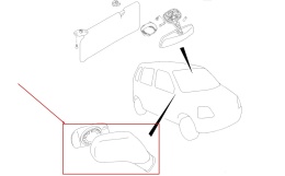 Lusterko Suzuki Wagon R+ Agila A 00-07r. NOWE prawe elektryczne 3pin Oryginalne EUROPA zewnętrzne w drzwi 84701-83e30-5pk