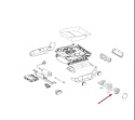 Plastik Mercedes Vito W639 03-14r. lewa przednia dźwignia regulacji fotela kierowcy a0009180834