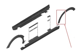 Listwa Mini Clubman II 2 F54 15-24r. NOWY rant nakładka prawych tylnych drzwi ORYGINALNA 7364484