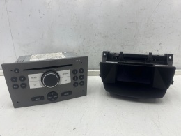 Radio Opel Zafira B 05-14r. z kodem do radia tuner fabryczny czytnik płyt panel sterowania wyświetlacz komplet 13190856