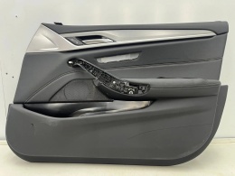 Tapicerka BMW 5 G30 G31 17-24r. prawy przedni boczek drzwi przód tył dekor aluminiowy 2844127