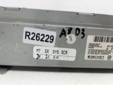 Moduł Radia Audi A8 D3 02-10r. sterownik wzmacniacz radia tuner 4e0035541b