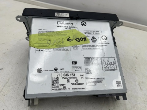 Radio VW Caddy III Lift Amarok Transporter T6 T6.1 Multivan 15-20r. z kodem do radia tuner fabryczny panel sterowania wyświetlac