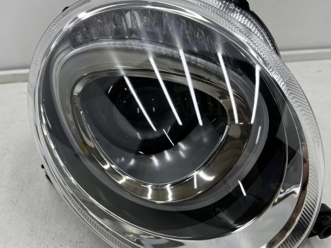 Lampa reflektor Fiat 500 LIFT 15-24r. PRAWA przednia soczewka H7 prawy przód Europa oryginalna 52088871