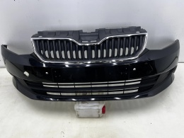 Zderzak przedni Skoda Fabia 3 III 14-18r. Przedlift przód 4XPDC 6V0807221