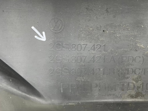 Zderzak tylny VW Polo 6 VI 17-20r. Przedlift tył 4XPDC 2GS807421