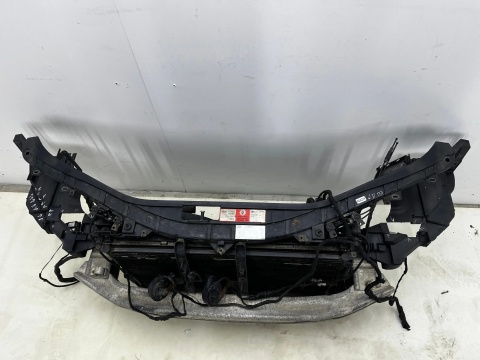 Pas przedni Audi A8 D3 02-10r. 3.0 TDI V6 Diesel kompletny z chłodnicą wody belka wzmocnienie osłona wentylatory