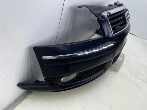 Zderzak przedni Audi A8 D3 02-05r. Przedlift przód 4XPDC 4E0807437A LZ5D
