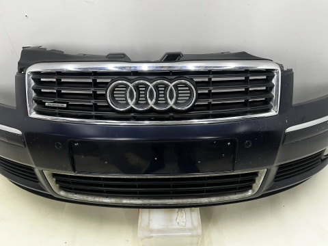 Zderzak przedni Audi A8 D3 02-05r. Przedlift przód 4XPDC 4E0807437A LZ5D