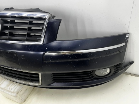 Zderzak przedni Audi A8 D3 02-05r. Przedlift przód 4XPDC 4E0807437A LZ5D