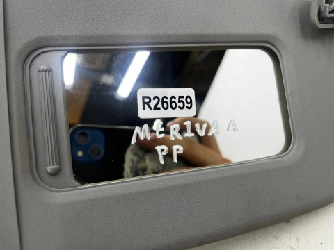 Daszek Opel Meriva A 03-10r. PRAWY przeciwsłonecznik pasażera osłona przeciwsłoneczna prawa EUROPA 24409340