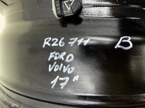 Felga aluminiowa Ford Volvo CMS C25 DRB r17 cali 7jx17 ET50 5x108 CH63.4 Rim Black Gloss z czujnikami ciśnienia CMS1062