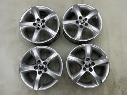 Felgi aluminiowe Skoda Fabia 2 II Roomster Praktik Ibiza Polo Fox 07-14r. r15 cali 6jx15 ET43 5x100 felgi KOMPLET 5j0601025a