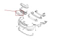 Listwa atrapy Hyundai ix35 I 09-15r. NOWA nakładka grilla CHROM oryginalna listewka 86352-2y000