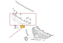 Listwa atrapy Toyota Avensis 3 III T27 T270 LIFT 15-18r. NOWA nakładka GÓRNA grilla oryginalna listewka nosek 77501-61m00