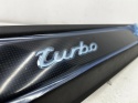 Nakładka progu Porsche 911 VII Porsche 991 TURBO 11-19r. NOWA prawa podświetlana Carbon wewnętrzna listwa progowa