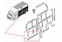 Poszycie Citroen Jumper Ducato Boxer Movano C 14r- prawe boczne wzmocnienie wewnętrzne ćwiartka panel NOWE ORYGINALNE 1371924080